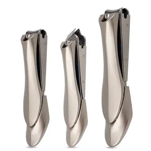 Amazon Wholesale Stainless Steel Nail Clipper Mantis Shape With Storage Groove thumbnail-1