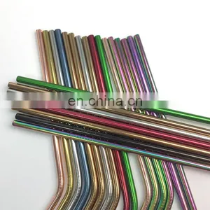 Best Quality Drinking Storage Reusable Travel Bag Wholesale Color Stainless Steel Straw Set thumbnail-5
