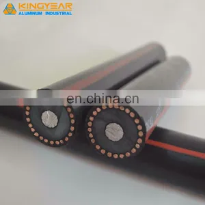 2/0AWG Aluminum/Copper Conductor 15kV URD 133% TR-XLPE/PVC Insulated Medium Voltage Primary URD Cable thumbnail-4