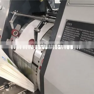 HD400E Automatic Degradable V-shaped Sharp Flat Bottom Paper Bag Making Machine thumbnail-2