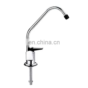 Drinking Water Filter Tap Chrome Swan Neck Modern European Style Fits All Water Filter Systems & RO Kitchen Faucets thumbnail-2