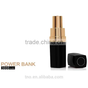 Shenzhen Portable Lipstick Power Bank 3000mah for Channel Bulk Sale thumbnail-2