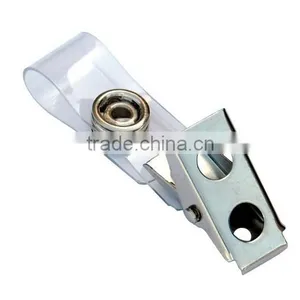 Small Badge id Card Holder Clip Metal Clip thumbnail-4