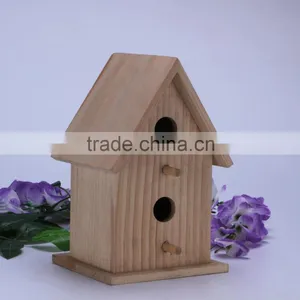 Beautiful Wooden Bird House /wooden Bird Cage/bird Nest thumbnail-1