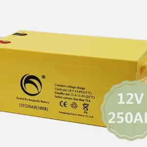 Gel Battery 12V 250AH Lead Acid Battery Energy Storage Battery thumbnail-3