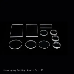 20mm Thick Round Quartz Plate Quartz Glass Disk Quartz Sheet thumbnail-2