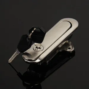 Weak Road Lock AB402 Stainless Steel Flat Lock, Weitu Cabinet Door Lock, Operation Cabinet Lock thumbnail-3