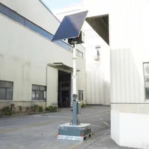 HiGUARD Mobile Solar Off-Grid Security Tower With 4m Manual Mast for Outside Monitoring thumbnail-5