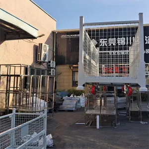 Customized Warehouse Storage Foldable Stackable Metal Steel Wire Mesh Pallet Cage thumbnail-1