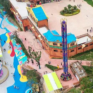 Direct Manufacturer Customized Free Fall Drop Tower Ride Adult Kids Drop Tower for Fairground thumbnail-4