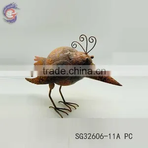 Metal Crafts of Antique Decorative Metal Birds for Garden Decoration thumbnail-3