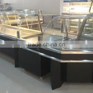 APEX Supermarket Deli Showcase/equipment for Keeping Food Hot/hot Food Display Cabinets/hot Food Showcase thumbnail-1