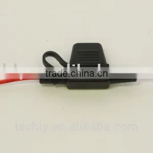 14AWG Twins of Cable With SAE Plug , Molding 40A Fuse Holder & Cover and 8.5mm Ring Terminal thumbnail-2