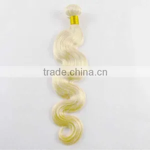 Human Hair Light Blonde Color Virgin European Hair thumbnail-2