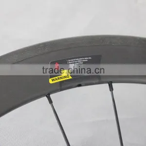 2016 ICAN BIKE High Quality 700C 50mm Clincher Tubeless Ready Carbon Bicycle Wheels Road Bike Wheel With R36 Carbon Hub 50C thumbnail-6