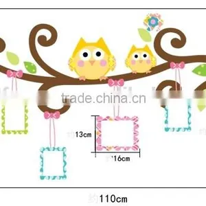 ALFOREVER the Owl Photoframe Decals,owl Photoframe Sticker thumbnail-4