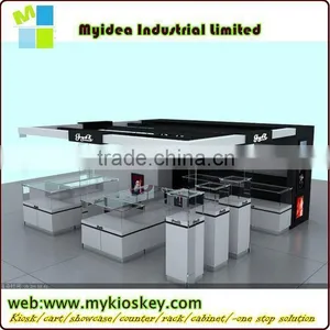 New Desing Fashion Acrylic Cosmetic Kiosks for Business thumbnail-1