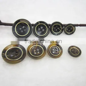 Sedex Audited Factory 2 Pillar Polyester Horn Button, Resin Horn Button thumbnail-4