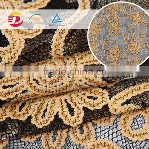 Wholesale Cheap Guipure White Cotton Lace Embroidery Beautiful Fabric Samples of Lace for Dress thumbnail-1