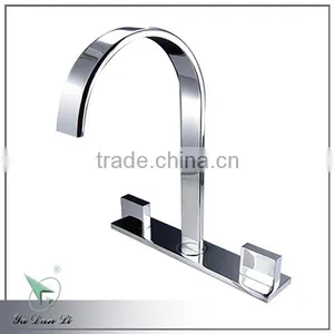 Dual Handle Lead-Free Brass Bathroom Basin&shower Upc Faucet thumbnail-1