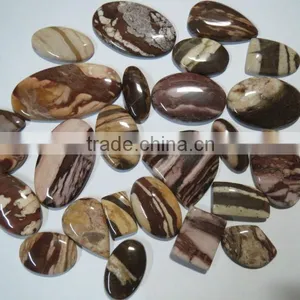 Australian Outback Jasper Zebronite Stone Cabochons thumbnail-1