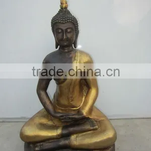 Wood Laughing Buddha Statu thumbnail-1