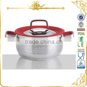 20cm Electrocorrosion Finish Casserole With Silicone Lid and Hanlde MSF-3635 Quality Choice thumbnail-1