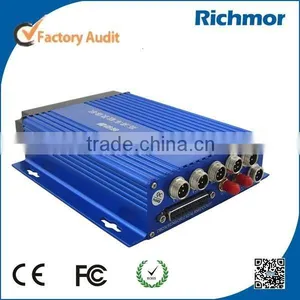 Double SD Card Bus Truck Car Mobile DVR 4ch Mobile DVR 3G/4G G-sensor GPS thumbnail-3