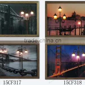 LED Landscape LED Pictures LED Photo LED Wall Decor Modern Wall Art Living Room Decoration LED Family Design thumbnail-1