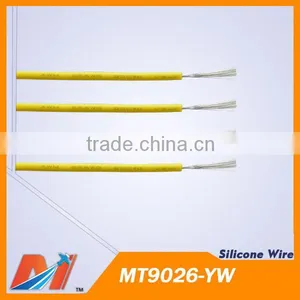 Maytech Insulated Power Silicon Wire 26awg High Flexible Silicone Cable YELLOW Color thumbnail-1