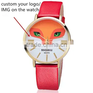 Customized Animal Image Family Photo Modern Lady Watch Brand Relogio Personalizado thumbnail-1