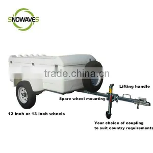 Trailer, Covered, Camping, Insulated, Travel,ABS TRAILER thumbnail-2