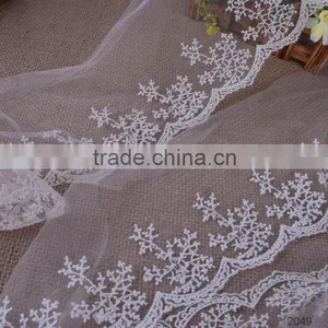 Waves Design Tulle Embroidery Lace Trimming Have Stock Lots thumbnail-1