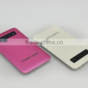 7800Mah 5v 2a/1a Lithium Universal Portable Best Quality Slim Power Bank for Iphone Samsung Htc Nokia thumbnail-1
