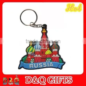 3D Soft Pvc Keychain for Russia Souvenir thumbnail-1