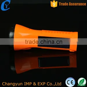 New Arrival Solar Led Torch Flashlight Electronic Plastic Flashlight Sun Tactical Sportlight thumbnail-5