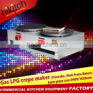 Commercial Table Top Pancake Machine Stainless Steel Gas Crepe Maker thumbnail-1