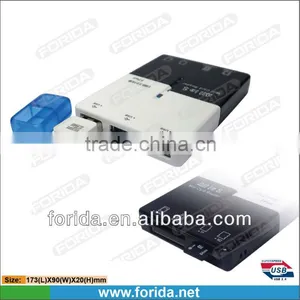 3 Ports Hub & 4 Slots Card Reader SD/MS/M2/TF-usb 3.0 Combo Card Reader thumbnail-1