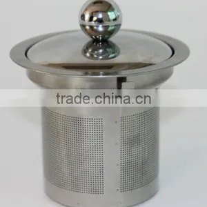 Top Quality Stainless Steel Etched Mesh Tea Infuser thumbnail-1