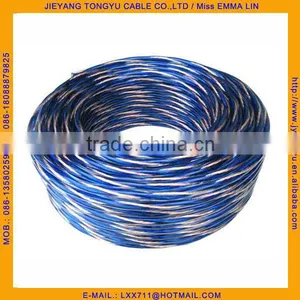 Clear Twist Wire Transparent Braided Speaker Cable thumbnail-1