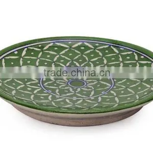 Antique Designer Blue Pottery Dishes / Plates thumbnail-2