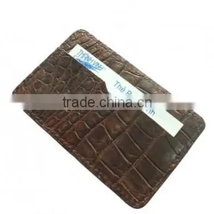 Crocodile Leather Card Clip Wallet SCRCW-002 thumbnail-2