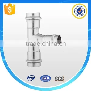 SS304 18MM Stainless Steel Press Fitting Joint thumbnail-1