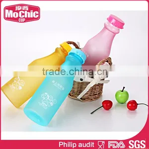 Mochic 500ML Outdoor Frosting Plastic Water Bottle / OEM Travel Bottle thumbnail-2