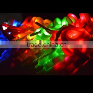 Many Models Party Decoration LED Shoelaces Shoe Laces Flash Light Up Glow Stick Strap Shoelaces thumbnail-1