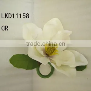 Elegant Poppy Flowers Nakin Ring for Home Table Decorations thumbnail-1