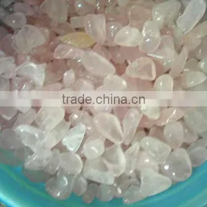 Natural Rock Rose Quartz Tumbled Stone thumbnail-1