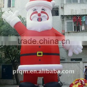 Outdoor Plastic Santa Claus/inflatable Santa Claus Christmas Decoration thumbnail-1