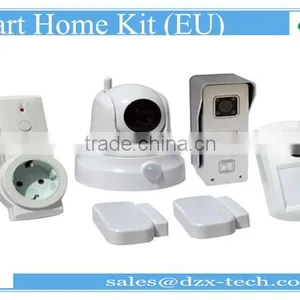 DZX Smart Home Kit With Wifi Door Bell+IP Camera+door Sensor+intelligent US Socket+Motion /Gas Detector, IoT thumbnail-4