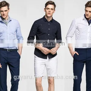 Men's Fashion Casual Cotton Shirt With Printed Pattern thumbnail-3